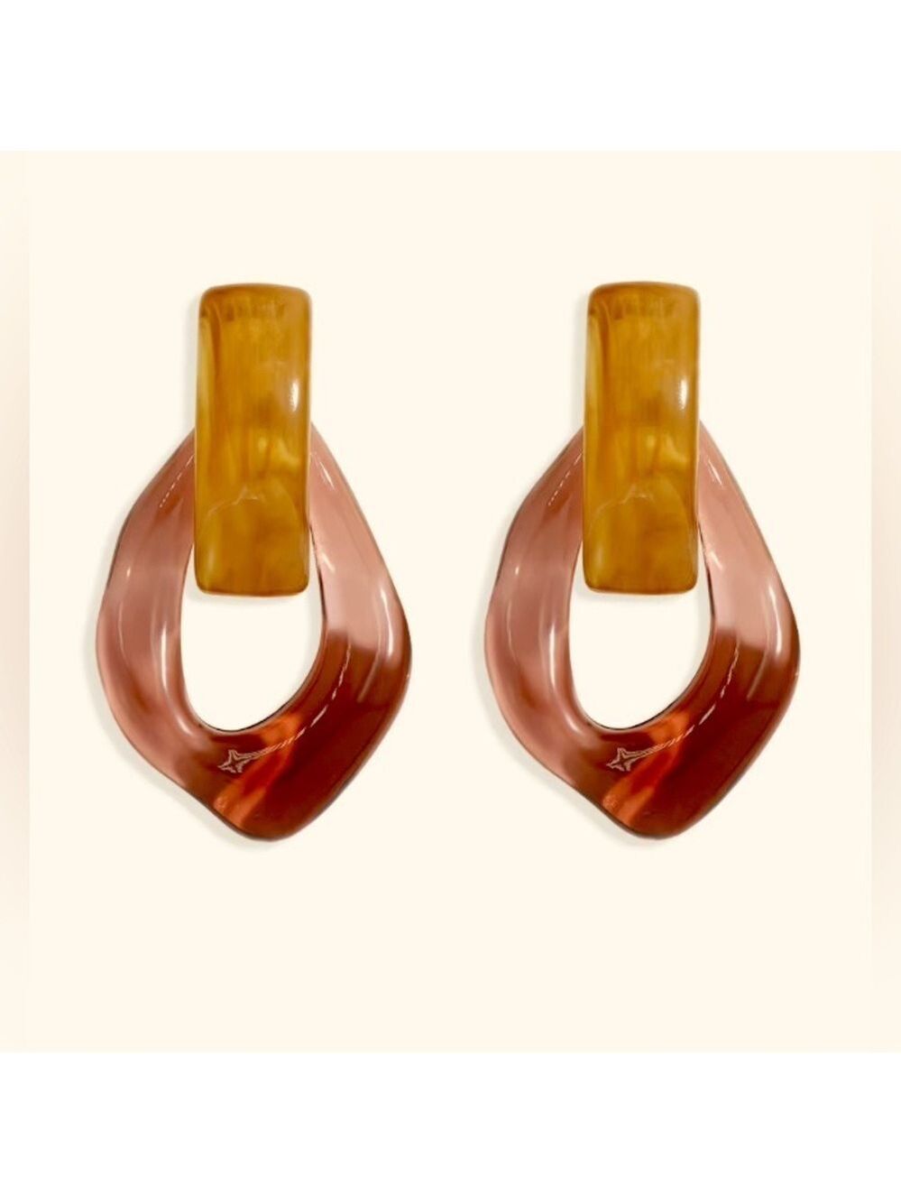 Ombre Tan Rein Epoxy Hoop
